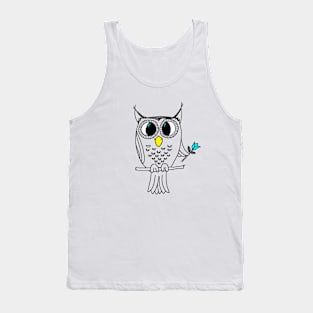 Cute Owl Tank Top